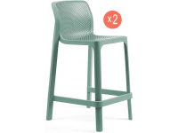 Комплект пластиковых полубарных стульев Net Stool Mini Set 2