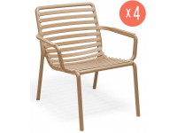 Комплект пластиковых кресел Doga Relax Set 4