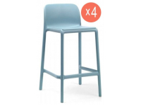Комплект пластиковых полубарных стульев Faro Mini Set 4