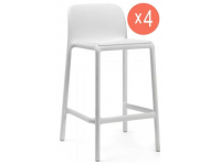 Комплект пластиковых полубарных стульев Faro Mini Set 4