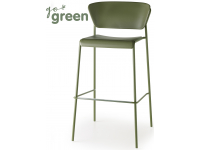 Стул пластиковый полубарный Lisa Technopolymer Go Green