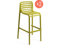 Комплект пластиковых барных стульев Doga Stool Set 2