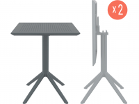 Комплект столов пластиковых складных Sky Folding Table 60 Set 2