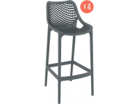Комплект пластиковых барных стульев Air Bar 75 Set 4