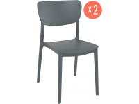 Комплект пластиковых стульев Monna Set 2
