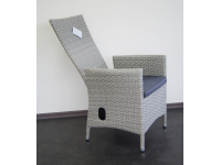 Кресло-реклайнер плетеное с подушкой Capri