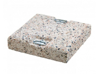 Утяжелительная плита из бетона квадратная для зонтов диаметром до 4 м