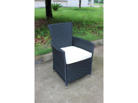 Кресло плетеное с подушкой КМ-0317