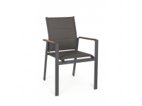 Кресло металлическое текстиленовое Kubik