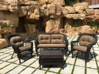 Комплект плетеной мебели LV520BB Brown/Beige