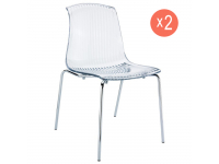 Комплект прозрачных стульев Allegra Set 2
