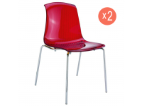 Комплект прозрачных стульев Allegra Set 2