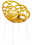 Кресло прозрачное Flora, 590х600х830 мм